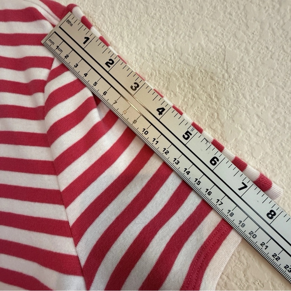 🆕 Tommy Hilfiger XL Striped Polo Dress - Pink White Scallop Collar 🆕 NWOT - Picture 8 of 16